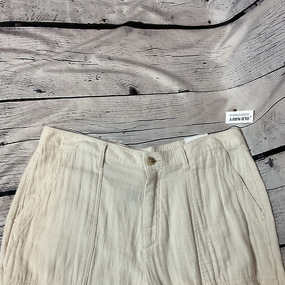 Old Navy Slouchy Tapered Wish Bone High Rise Cotton Cargo Pants 16 NWT - Picture 8 of 14